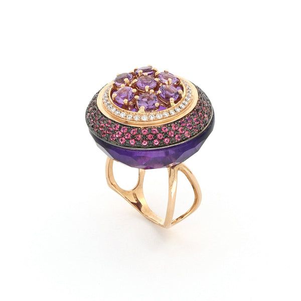 Les Bonbons Rounded Purple Ring